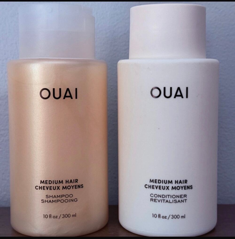 OUAI Shampoo & Conditioner Set Medium Hair 10oz Duo Brand New Factory Sealed